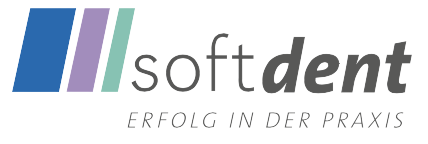 Abbildung des Logos von der Firma Softdent, für welche Clickmade einen Beitrag zum Thema Online Marketing für Ärzte veröffentlicht hat.